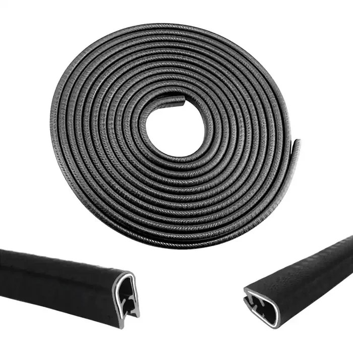 33Ft Car Door Edge Guards – Black Universal Fit Door Edge Protector, Rubber U Shape Automotive Door Trim Molding for Sedans Truc