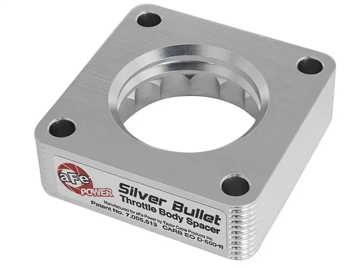 aFe Silver Bullet Espaciadores del cuerpo del acelerador TBS Jeep Wrangler (TJ YJ) 91-06 4.0L