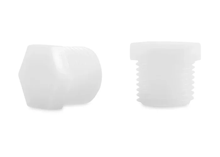 Camco 11634 Water Heater Drain Plug – 1/2-14 Npt, Pack Of 2 (1 Vented /1 Standard), White