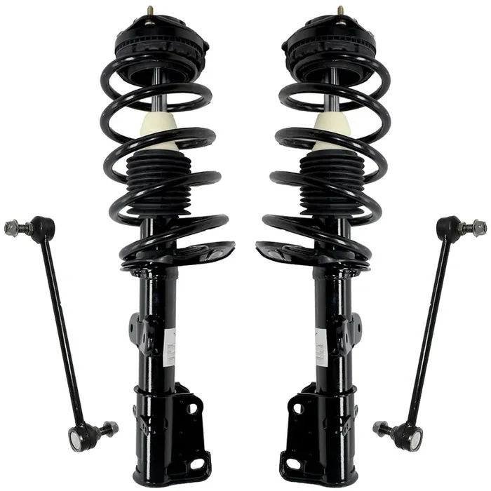 Detroit Axle – Front Struts Kit For 2008-2019 Dodge Grand Caravan, 2008-2016 Chrysler Town & Country, Ready Struts W/Coil Spring