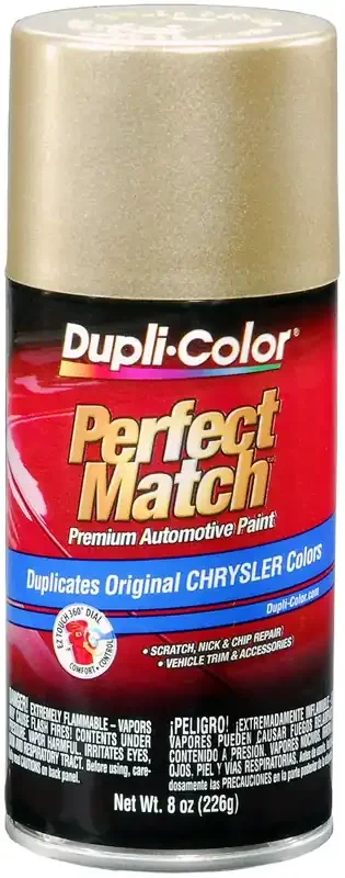 Dupli-Color (BCC0401-6 PK Champagne Pearl Chrysler Perfect Match Automotive Paint – 8 oz. Aerosol, (Case of 6)