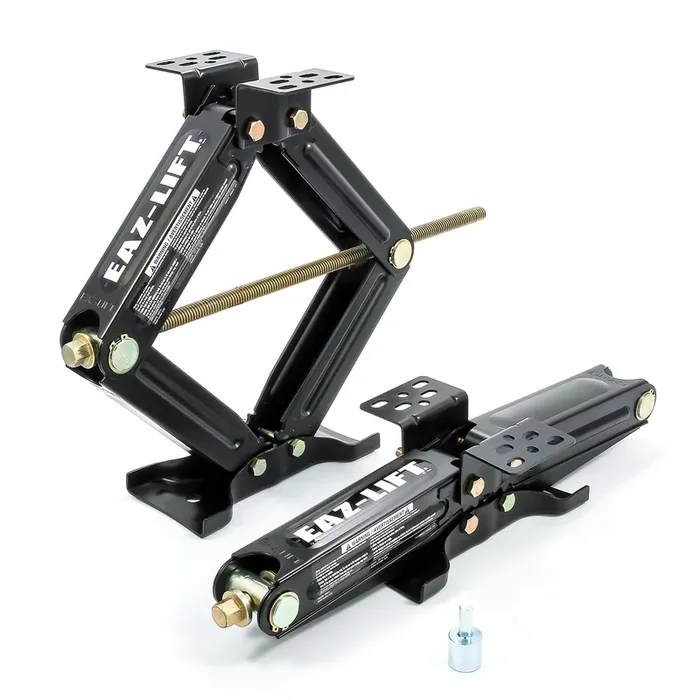 Eaz-Lift 20‘‘ Rv Stabilizing Scissor Jack, Fits Pop-Up Campers And Travel Trailers – Pack Of 2 (5,000Lb Rating) – 48800