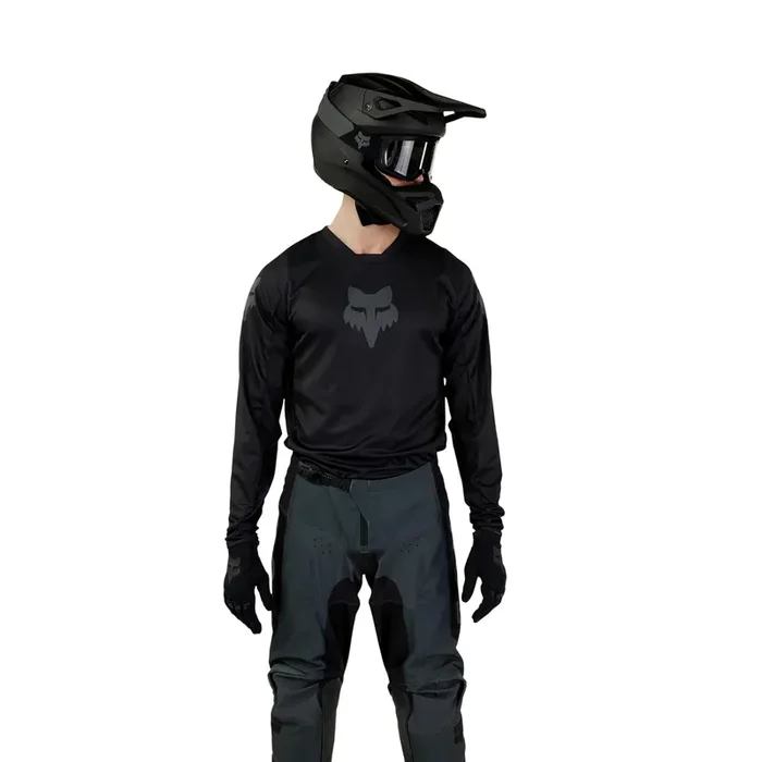 Fox Racing 180 Blackout Motocross Jersey, Black, Large