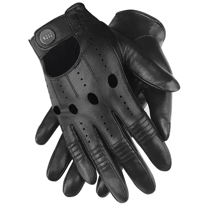 Gsg Men Leather Gloves Black Driving Cycling Touchscreen Motorcycle Unlined Gloves 10