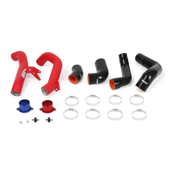 Mishimoto 2016+ Honda Civic 1.5T/Si Performance Intercooler Pipe Kit – Rojo arrugado