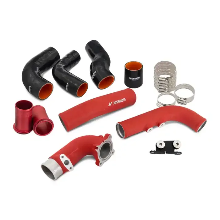 Mishimoto 2023+ Toyota GR Corolla Intercooler Pipe Kit – Wrinkle Red