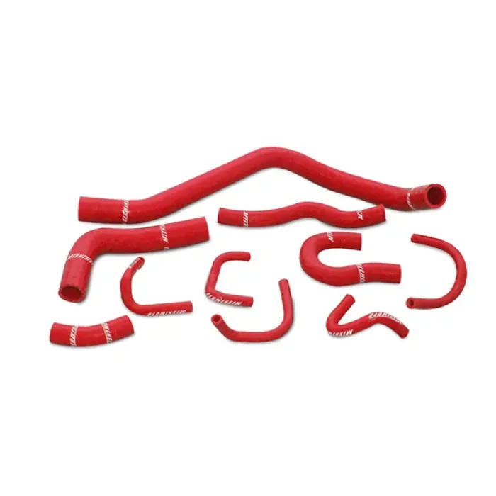 Mishimoto 88-91 Honda Civic Kit de manguera de silicona roja