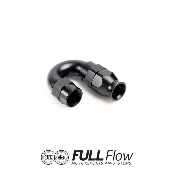 Nuke Performance – Conexión de extremo de manguera de PTFE de alto flujo 180 grados