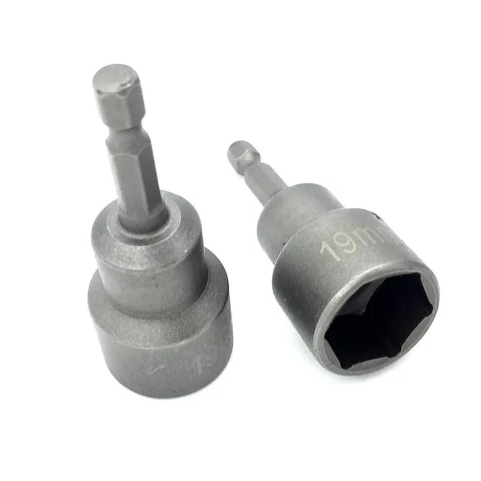 PANOVOS 2pc Leveling Scissor rv-Jacks Socket Drill Adapter With 1/4 Quick Connect Hex Shank Tools, Works With All 3/4 or 19mm He