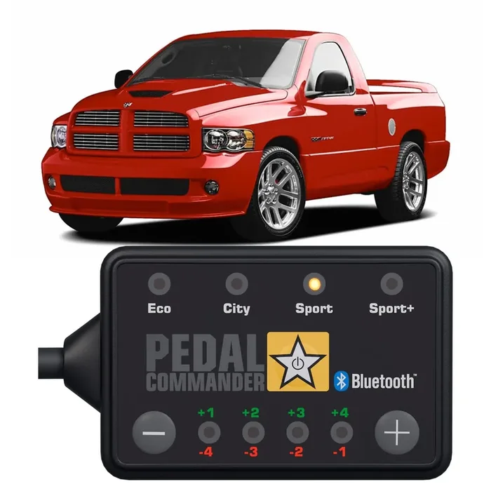 Pedal Commander For Dodge Ram Truck 2005-2006 Throttle Response Controller Fits 1500, 2500, 3500, 3.7L 4.7L 5.7L 5.9L 6.7L, Gas