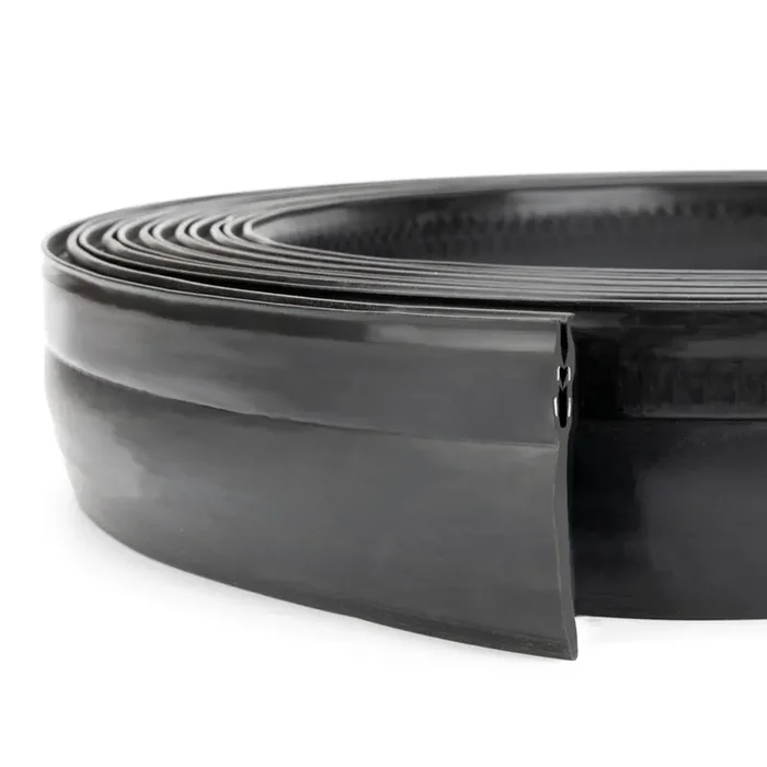 Qagea 018-546 Rv Slide Out Clip Rubber Seal Weather Stripping With 2 Wiper Is Suitable For Rv Camper Door Window Channel (15 Ft)