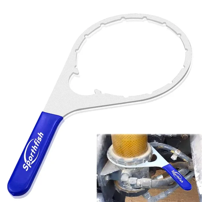 Sporthfish Colar/Vent Cap Fuel Filter Wrench Metal For 380134 382 Compatible With Detroit Diesel Truck Cummins Engines With 6 In