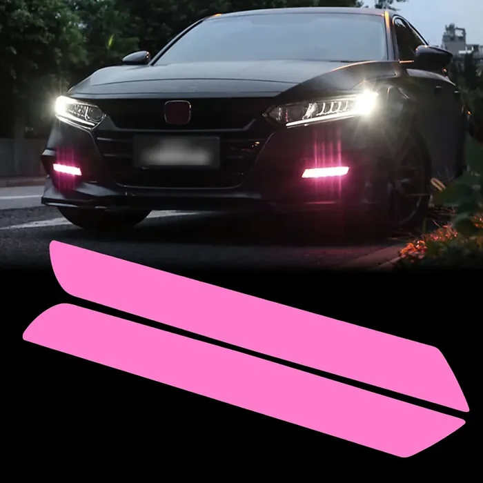 Tomall Vinyl Smoke Tint Fog Light Films Compatible With Honda 10Th Accord 2018-2020 Fog Lamp Light Transmission Stickers Auto Se
