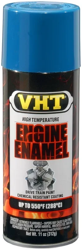 VHT (ESP153007-6 PK Old Ford Blue High Temperature Engine Enamel – 11 oz. Aerosol, (Case of 6)