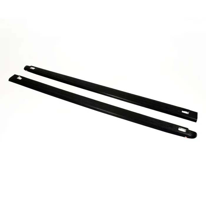 Westin Wade 72-01114 Truck Bed Rail Caps Black Ribbed Finish With Stake Holes For 2007-2014 Chevrolet Silverado 1500 Crew Cab Ex