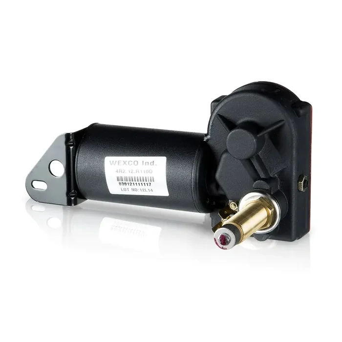 Wexco Wiper Motor, 4R2.24.R110D, Two And A Half Inch (2.5‘‘) Shaft, 24V